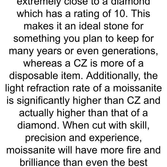 Grade D Moissanite - Picture 8 of 10